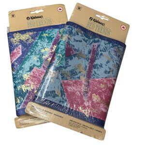 Vtg 90s Wabasso Bed Trends Wallpaper Border Lot of 2 Abstract Geometric 10yd